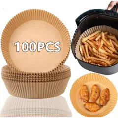GENERICO - Protector AIRFRYER Forro Papel Antiadherente Freidora 100UND