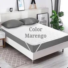 DCOBRE - Cubre Colchón GRUESO Invierno KING color MARENGO