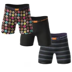 STANDARD - Boxer Hombre Algodon Calzoncillos Pack de 3