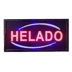 GENERICO - Letreros LED luminosos Helado 25x48cm