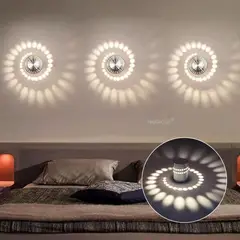 EDWINAYY - Aplique Pared Interior Led Luz Ríacálida Decoracion Hogar