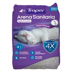 TRAPER - Arena Sanitaria Lavanda 4 Kg