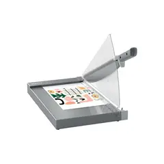 LEITZ - Guillotina de Palanca 1525G Precision Office Oficio Longitud de Corte 38 x 30 cm para 25 Hojas -