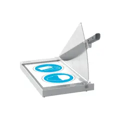 LEITZ - Guillotina de Palanca 1715G Precision Office A3 con Longitud de Corte 42 x 30 para 15 Hojas -