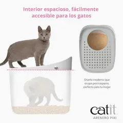 CATIT - Pixi Baño Cerrado Gato Apertura Superior Tipo Box.