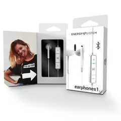 ENERGY - Audífono Bluetooth In Ear Sistem Earphone 1 WH 446919 - Blanco