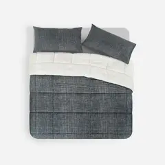 ROSEN - Plumón Alaska Sherpa Liso Navy King