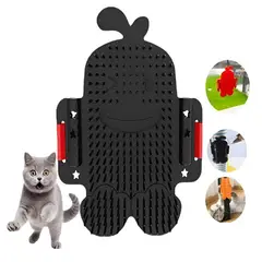 GENERICO - Juguete Rascador Peine Esquinero Para Gatos Pato Negro