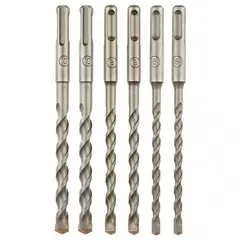 KUANGYE - Juego 6 Brocas Para Concreto Sds Plus 6, 8, 10mm X 2, 160mm
