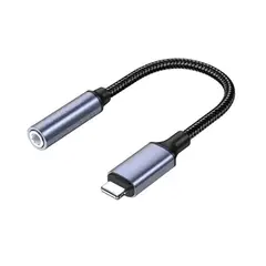 KUULAA - Adaptador de Audio Para iPhone 11 12 13 14 / Lightning A Jack 3.5/ Trenzado