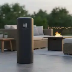 EN VARA'S MEATS & GRILL - Cobertor Funda estufa exterior 140cms de alto diámetro 50cm.