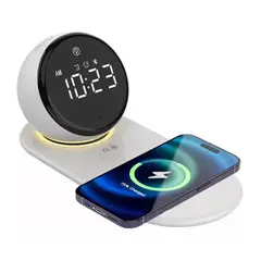 GENERICO - Cargador Reloj Inalámbrico Despertador Wireless Vidvie