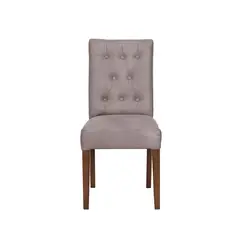 LATAM HOME - SILLA OVIEDO CUERO KENTUCKY GRIS