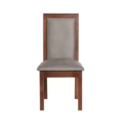 LATAM HOME - Silla Comedor Girona Cuero Kentucky Gris