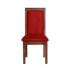 LATAM HOME - Silla Comedor Girona Cuero Kentucky Rojo