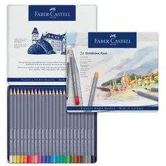 FABER-CASTELL - Lápices Acuarelables Goldfaber Aqua 24 Colores