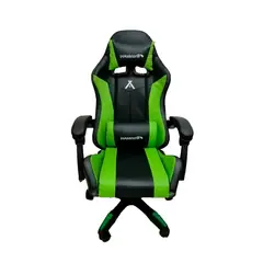 IHAM STORE - Silla Gamer Ikonic Negra con Verde