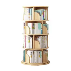 HOMER DESIGN - Biblioteca Giratoria Librero Organizador Libros Alto 129cm