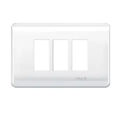 SCHNEIDER ELECTRIC - PLACA 3 PUESTOS C/SOPORTE BLANCA GENESIS Schneider