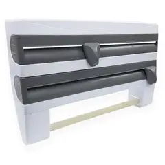 GENERICO - Dispensador Toalla Papel Absorbente Film 4 En 1 Cocina