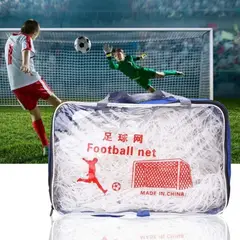 GENERICO - Red Futbol Trenzado 24 Hilos Par - Malla Futbol