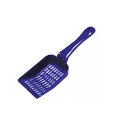 GENERICO - Pala Para Gatos Con Mango Anatómico Azul