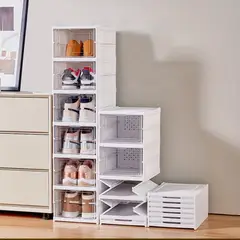 ACTUAL - Organizador De Zapatos Plegable 6 Compartimentos Extra-Resistente