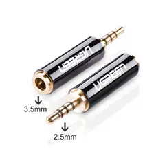UGREEN - ADAPTADOR PLUG 25MM A JACK 35MM MH MIC COMPATIBLE 20501