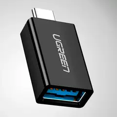 UGREEN - Adaptador OTG USB-C 3.1 a USB-A 3.0 Negro US173