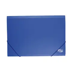 ADIX - Carpeta Plástica con Elástico Azul Oficio