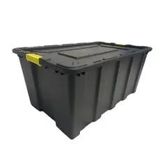 GENERICO - Baul Organizador 150 Litros 91x48x52 cm Negro Avymaq