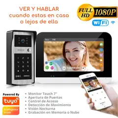 D MOTICA - Video Portero Wifi Inteligente Full Hd Con Control De Acceso