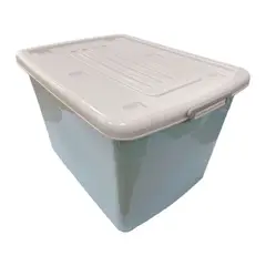 GENERICO - Baul Organizador 150 Litros 77x48x57 cm Celeste Avymaq