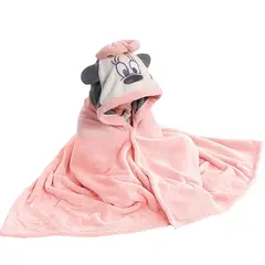 EVERSO - Toalla De Baño Secado Rapido Para Bebé Con Capucha - Rosa