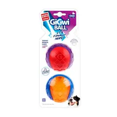 GIGWI - Set Pelotas Squeaker Large 7cm Para Perro 2 und
