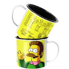 SM - Taza Enlozada Lechera Ned Flanders Los Simpson