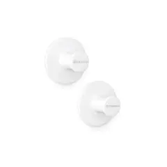 BRABANTIA - Set de colgadores para toallas ReNew Blanco