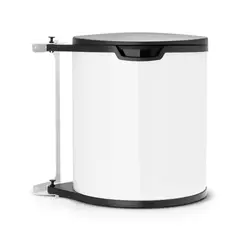 BRABANTIA - Basurero con soporte para puerta 15 Lt Blanco