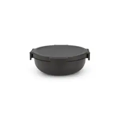 BRABANTIA - Bowl para ensalada Make & Take 1,3 Lt Dark Grey