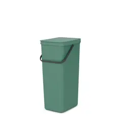 BRABANTIA - Basurero Reciclaje Sort & Go 40 Lt verde oscuro