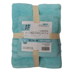 CANNON - Set De Toalla Baño + Mano 4 Piezas De 400g Af By Celeste