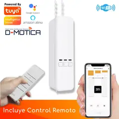 D MOTICA - Motor Inteligente Wifi Para Cortinas Roller Con control Remoto