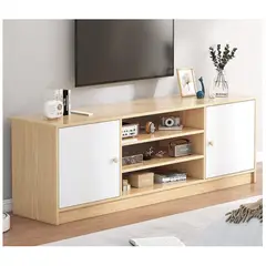 HOMER DESIGN - Rack Tv 140x29x54cm 3 cajones 2 Puerta Melamina
