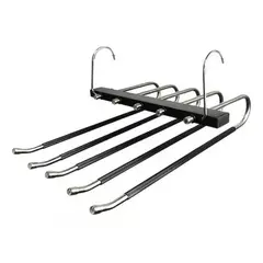 GENERICO - Colgador De Pantalones Ropa Ganchos 5 En 1 Antideslizante