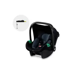 KINDERKRAFT - Silla de Auto Nido Mink Pro i-size + Base Isofix