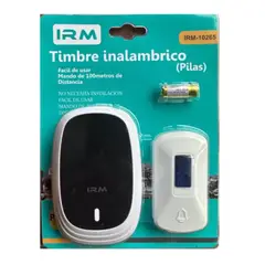 GENERICO - Timbre Inalámbrico Casa A Pila Mando A 100 Mts De Distancia 630A