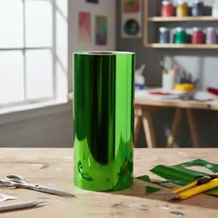 NEON - Vinilo Adhesivo De Corte Decorativo Verde Metalico 30 Cms X 5 Mts