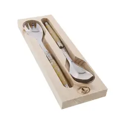 LAGUIOLE - Set 2 piezas para servir marmol