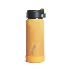 ECOVESSEL - Botella inox de viaje 473 ml The perk amarillo