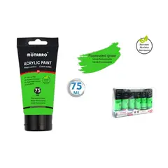 GENERICO - Pintura Acrylic Fluorescente Verde 75 ML